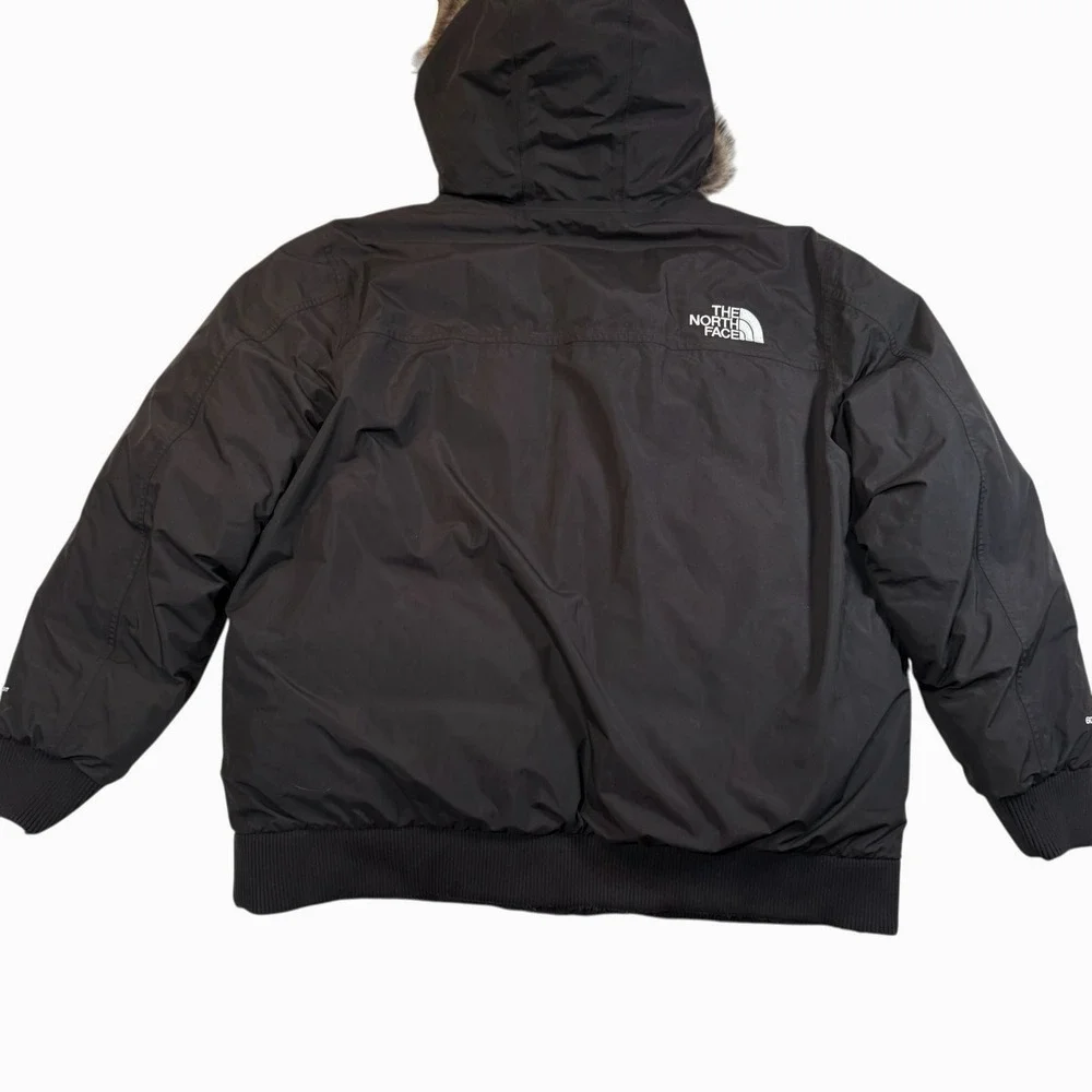 The North Face McMurdo Bomber Jacket Black Mens XXL NF0A5GD9 Faux Fur Hood